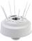 Egy fehér, mennyezetre szerelhető eszköz több antennával, amelyek valószínűleg vezeték nélküli hálózatok vagy jelismétlés céljára szolgálnak.