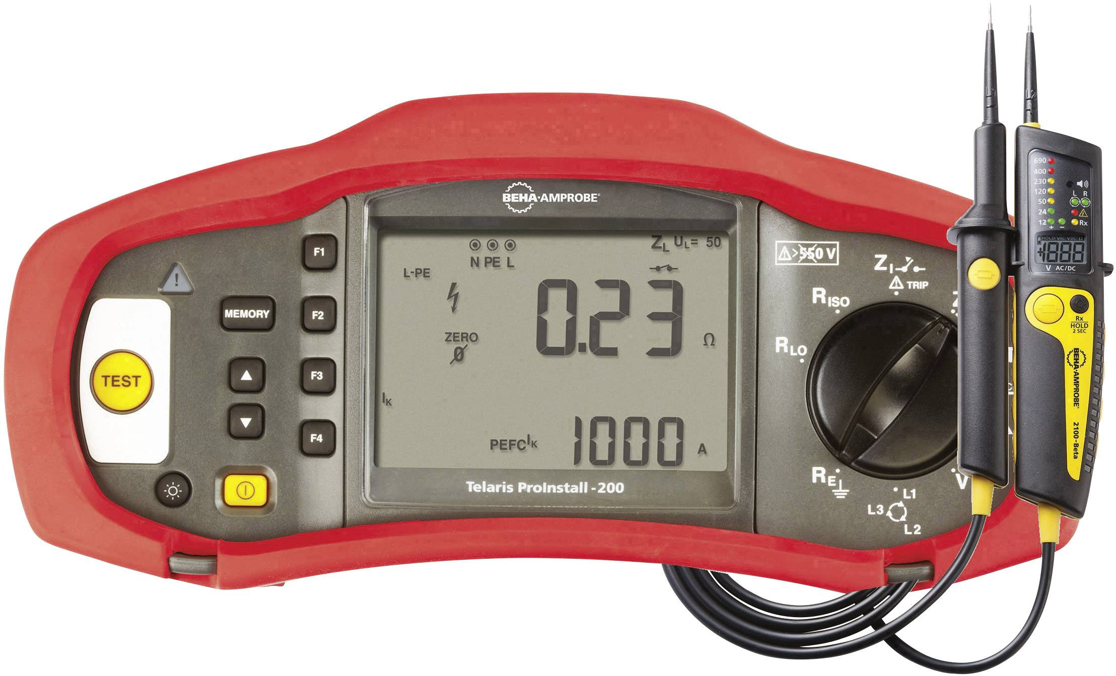 Beha Amprobe PROINST-200-CH KIT2 Telepítés teszter VDE szabvány 0100