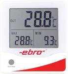 ebro TMX 320 - riasztó hőmérő háromrészes kijelzővel, mérési tartomány -50 ° C és +70 ° C között