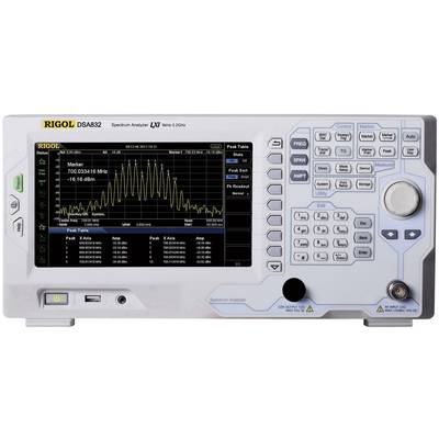 Rigol DSA832 Spektrum analizátor Gyári standard (tanúsítvány nélkül) 3.2 GHz   
