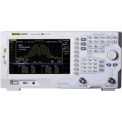 Rigol DSA875-TG Spektrum analizátor Gyári standard (tanúsítvány nélkül) 7.5 GHz   Tracking generátor