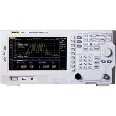 Rigol DSA875 Spektrum analizátor Gyári standard (tanúsítvány nélkül) 7.5 GHz   