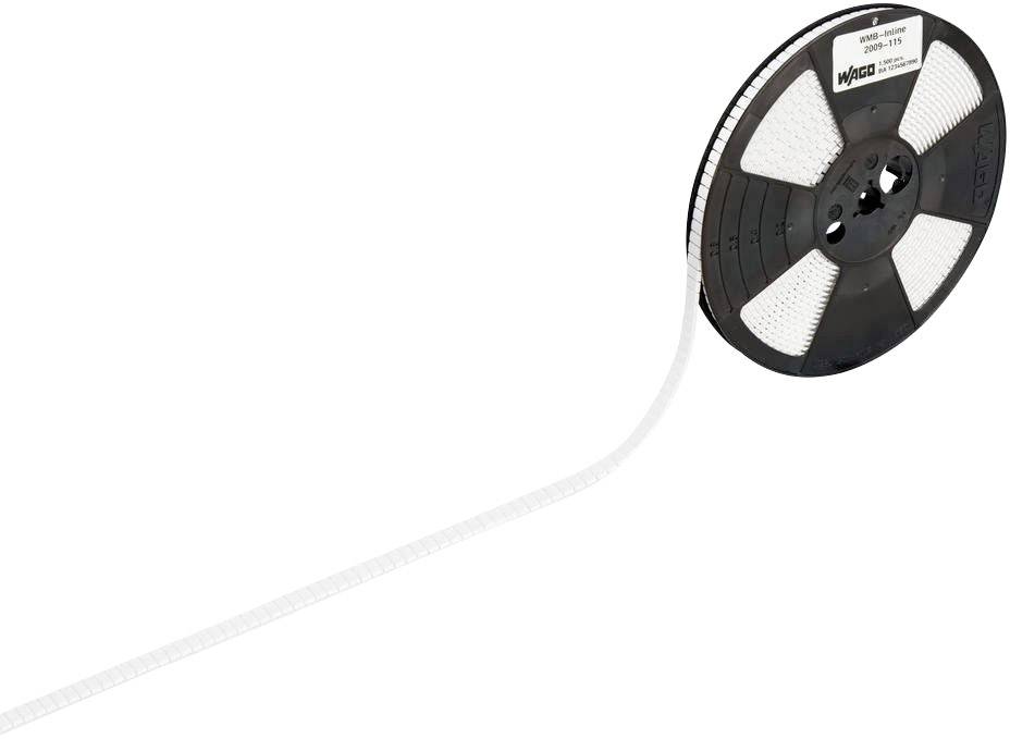 Egy tekercs fehér elektronikai alkatrészekkel, amelyek egy hosszú szalagon vannak elrendezve. Fontos az elektronikai gyártásban.