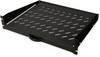 Digitus DN-19-TRAY-2-450-SW 19 coll Hálózati szekrény készüléktalp 2 ME Alkalmas szekrény mélység: 450 mm-től Fekete, Fekete (RAL 9005)