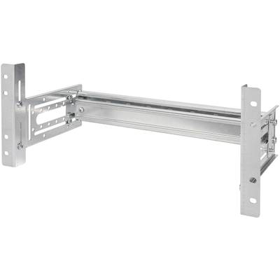 Digitus DN-19-DIN-4U Szerelési tartozék Csavaros rögzítés, Előlapi, Elülső felerősítés, Műszerdobozok, Kalapsínes Szerel