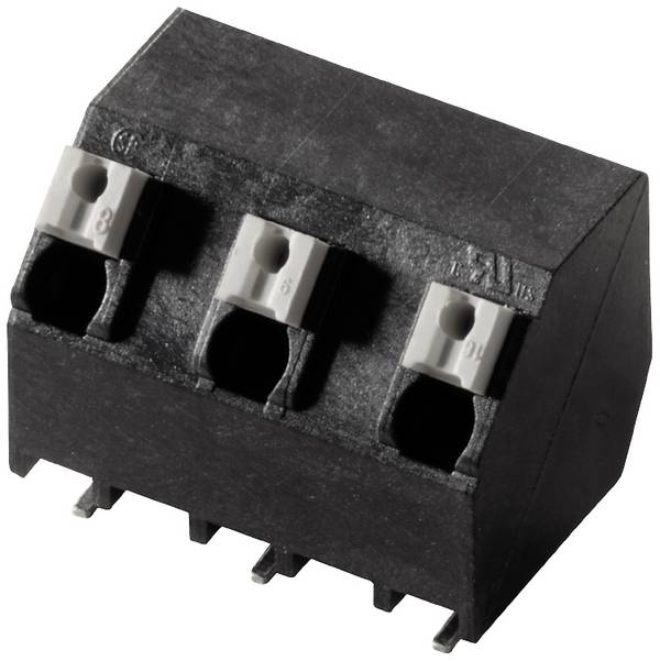Weidmüller 1473920000 Csavaros kapocstömb 1.5 mm² Pólusszám 5 Fekete 210 db