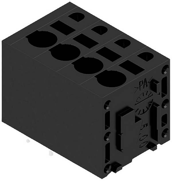 Weidmüller 1425560000 Rugóerős kapocstömb 2.5 mm² Pólusszám 4 Fekete 70 db