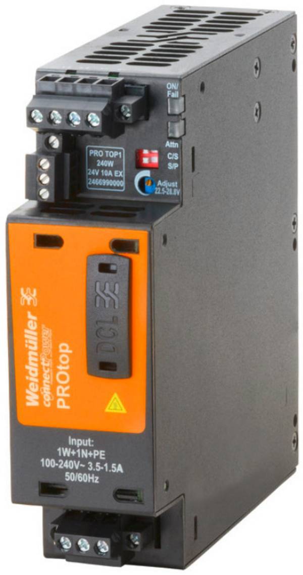 Weidmüller 2466990000 Kapcsolótápegység  24 V/DC 10 A 240 W   Tartalom, tartalmi egységek rendelésenként 1 db
