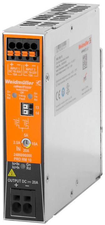 Elektronikus eszköz narancssárga előlappal és be-, illetve kimeneti csatlakozókkal, műszaki specifikációkkal ellátva.