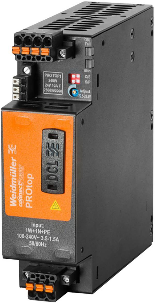 Weidmüller 2568990000 Kapcsolótápegység  24 V/DC 10 A 240 W   Tartalom, tartalmi egységek rendelésenként 1 db