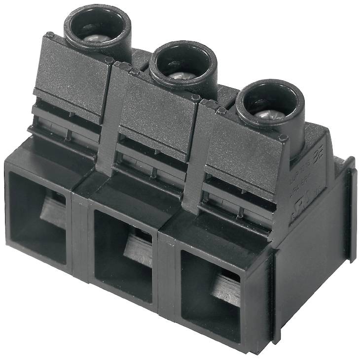 Weidmüller 2014360000 Csavaros kapocstömb 16 mm² Pólusszám 2 Fekete 20 db