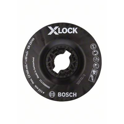 X-LOCK hátlap, közepesen kemény, 115 mm Bosch Accessories 2608601712    