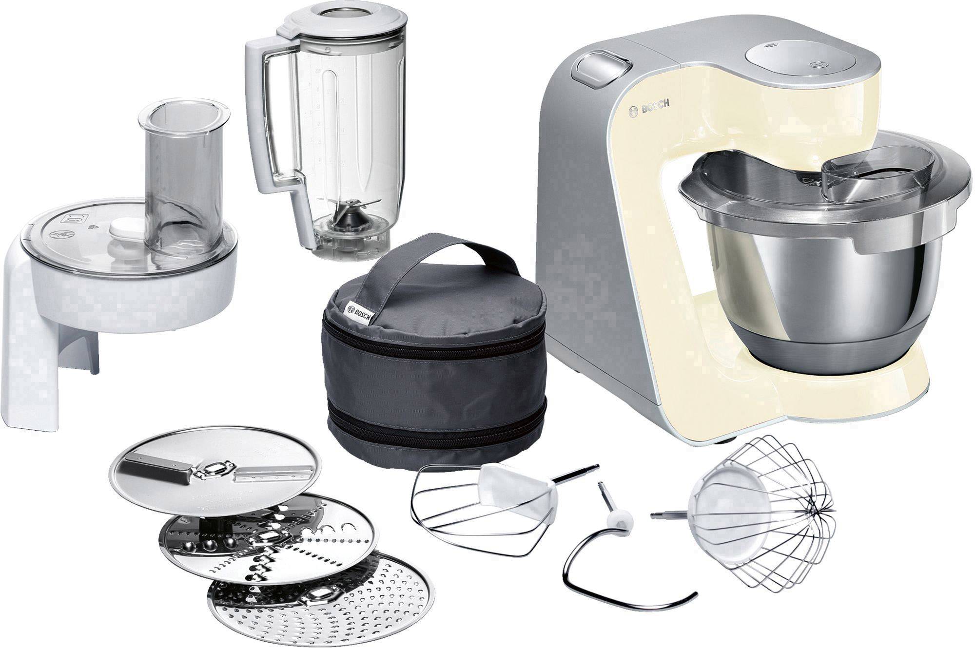 Bosch Haushalt MUM58920 Konyhagép 1000 W Vanília, Ezüst (matt)