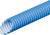Kék, rugalmas műanyag védőcső, alkalmas kábelek védelmére és vezetésére.