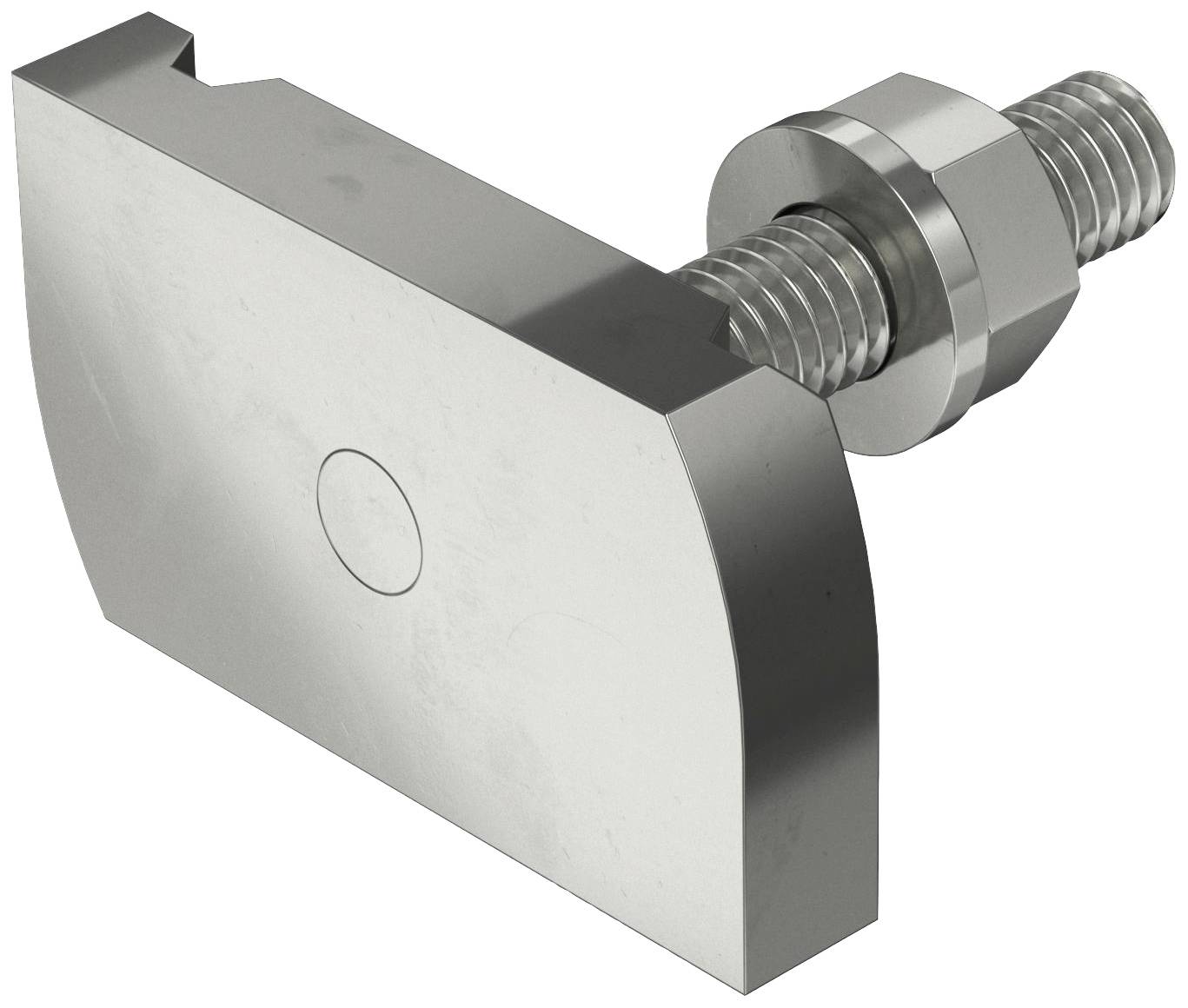 Fémes csavar négyszögletes fejjel és csavarszárral, sima felületéről és kiváló minőségű megmunkálásáról felismerhető.