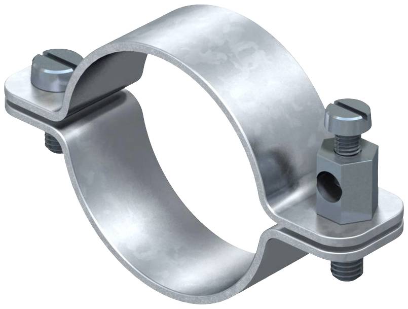 Egy csavaros fémbilincs, amely két csődarabot köt össze. Ipari felhasználásra alkalmas.