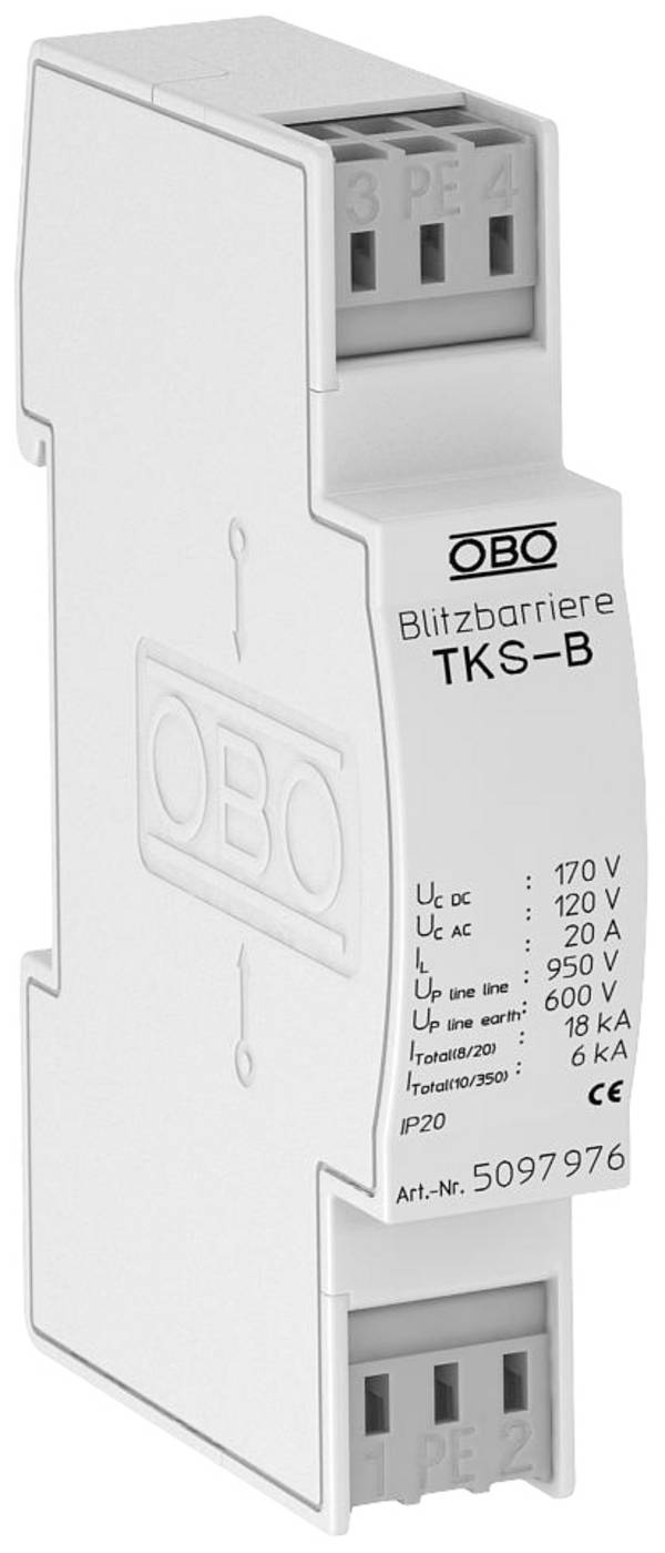 OBO Bettermann 5097976 TKS-B Villámvédelem   20 kA 1 db