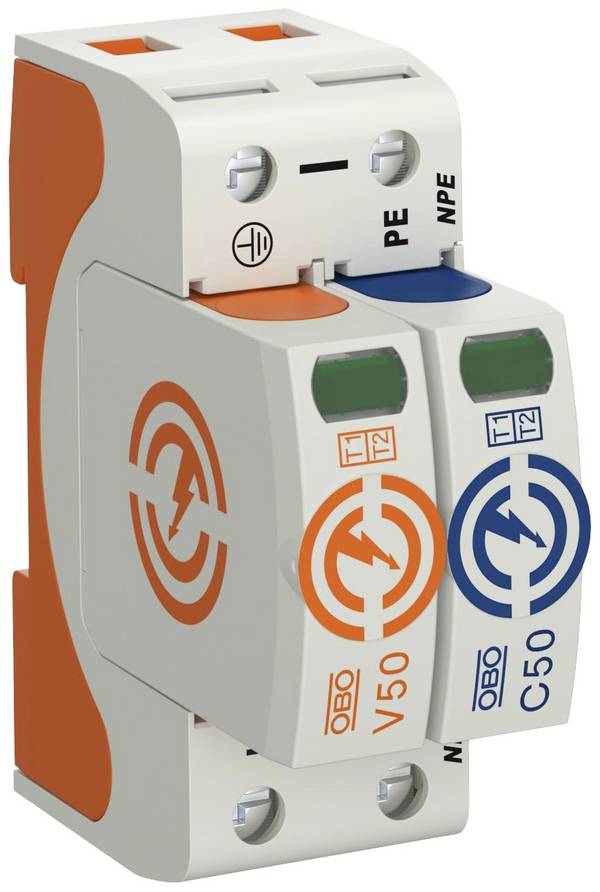 OBO Bettermann 5093522 V50-1+NPE-280 Combicontroller   50 kA 1 db