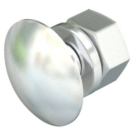 OBO Bettermann FRS 10x25 A2 6406718 Lapos kerek csavar 10 mm 25 mm Acél, nem rozsdásodó 50 db