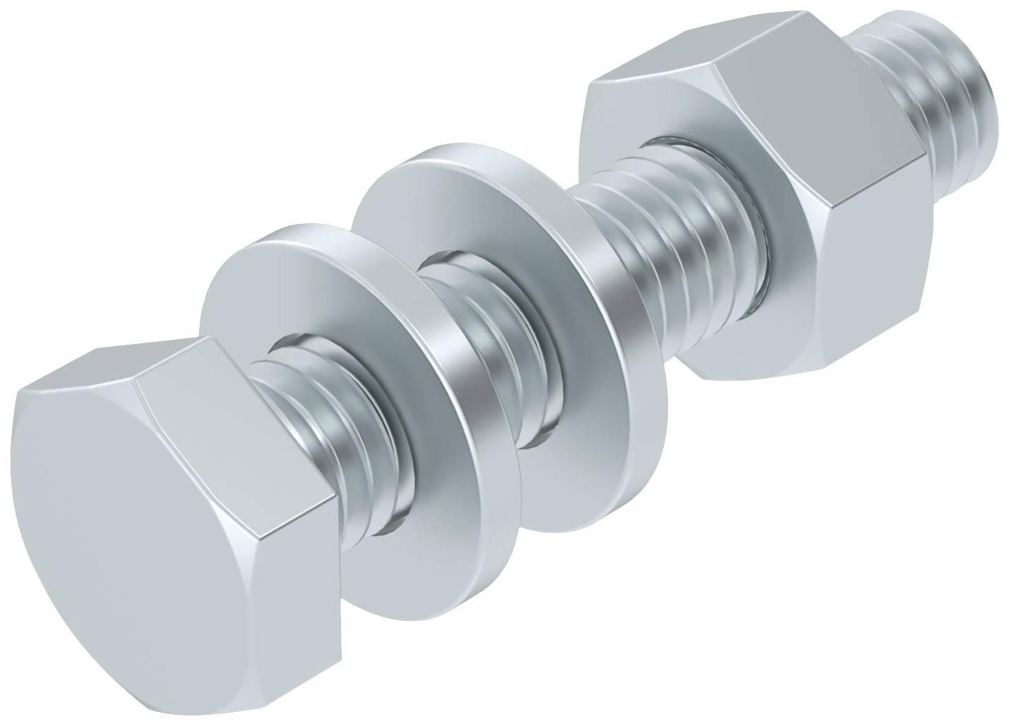 OBO Bettermann SKS 6X30 F 3156524 Hatlap csavar 6 mm 30 mm Acél Tűzhorganyzott 100 db