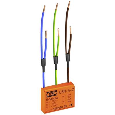 OBO Bettermann 5092460 ÜSM-A-2 Túlfeszültség ellen védő modul 3 kA 1 db