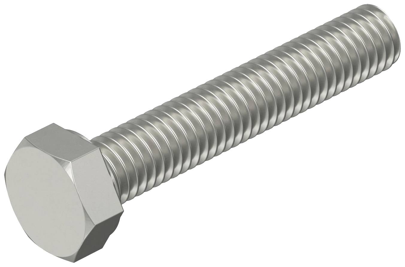 OBO Bettermann DIN933 M6x35 V4A 3156021 Hatlap csavar 6 mm 35 mm Acél, nem rozsdásodó 100 db