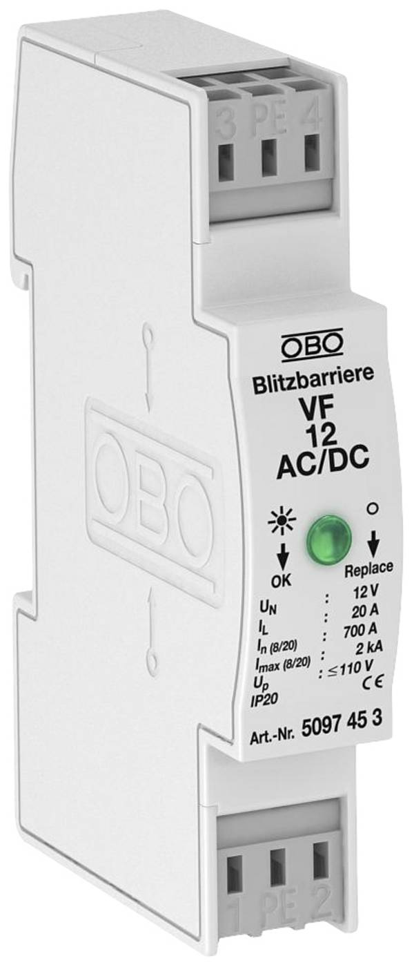 OBO Bettermann 5097453 VF12-AC DC Villámvédelem     1 db