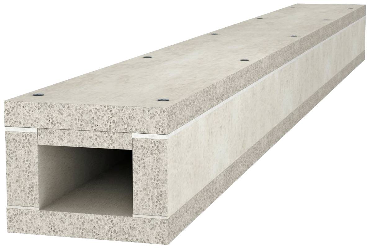 OBO Bettermann 7214700 Tűzvédelem (H x Sz x Ma) 1000 x 100 x 80 mm Szürke 1 db