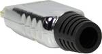 LogiLink CHP001 - HDMI (A típusú) csatlakozó fém házban, szerelőelem