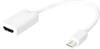 LogiLink CV0036B Átalakító [1x Mini DisplayPort dugó - 1x HDMI alj] Fehér 15.00 cm
