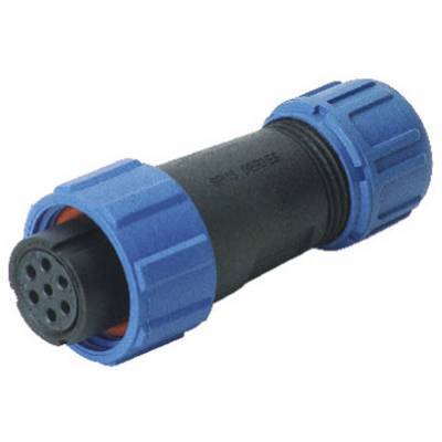 Deltron Connectors DELKSP1310/S7I Kerek összekötő Alj, egyenes Össz pólusszám: 7 1 db