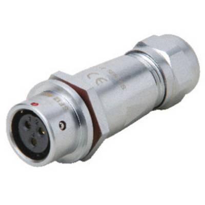Deltron Connectors DELMSF1211/S4I Kerek összekötő Alj, egyenes Össz pólusszám: 4 1 db