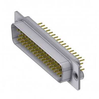 Deltron Connectors DTS50 PY/2 M85UN D-SUB dugó 180 ° Pólusszám: 50 Forrasztható, Tüskék 1 db