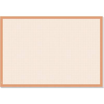 Sigel Graph HO270 Asztali alátét  Fehér, Narancs (Sz x Ma) 595 mm x 410 mm