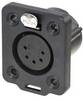 Neutrik NC5FDX-TOP XLR csatlakozó Alj, beépíthető Pólusszám: 5 1 db