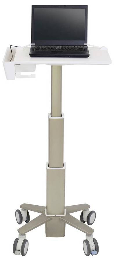 Ergotron PC-/monitor gurulós kocsi CAREFIT SLIM LAPTOP CART 1 Kijelző(k) Szürke-2