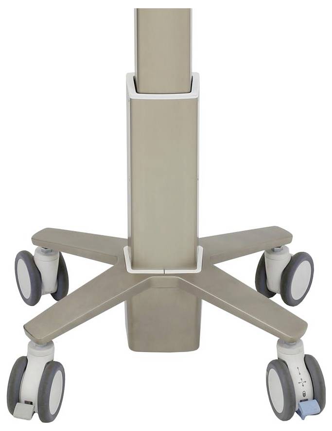 Ergotron PC-/monitor gurulós kocsi CAREFIT SLIM LAPTOP CART 1 Kijelző(k) Szürke-3