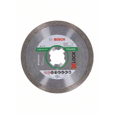   Bosch Accessories  2608615137  Bosch Power Tools  Gyémánt bevonatú vágótárcsa  Ø 115 mm      1 db