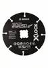 Bosch Accessories DISCO DA TAGLIO BOSCH X-LOCK D.125 LEGNO/PLASTICA 2608619284 Vágótárcsa, egyenes 125 mm 1 db Fa szögekkel