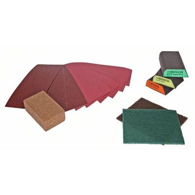 Bosch Accessories 2607011376 15 részes projektdoboz, kézi csiszolás, 3 x K60, 3 x K120, 3 x K240 1 db
