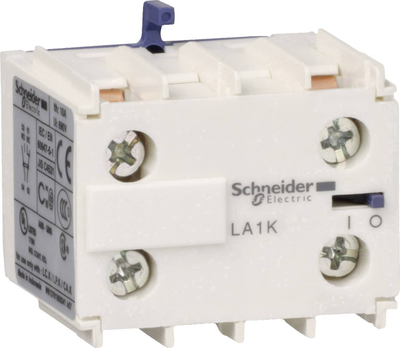Schneider Electric elektromos alkatrész, LA1K modell. Több csavarkapoccsal és kapcsolóval rendelkezik, vezérlési célokra alkalmas.
