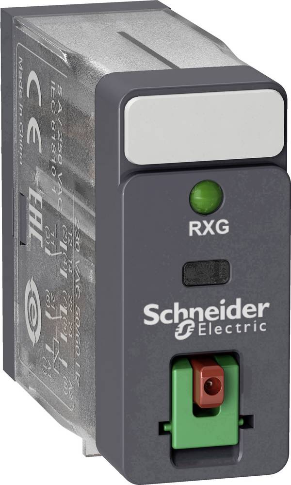 Interfész relé Dugaszolható Schneider Electric RXG22F7 2 váltó darab 10 db