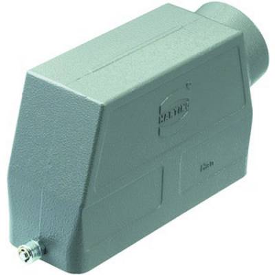 Egy zöld, téglalap alakú elektronikus eszköz, amelynek elöl csatlakozója van. Hátul egy hengeres rész látható, valószínűleg egy adapter.