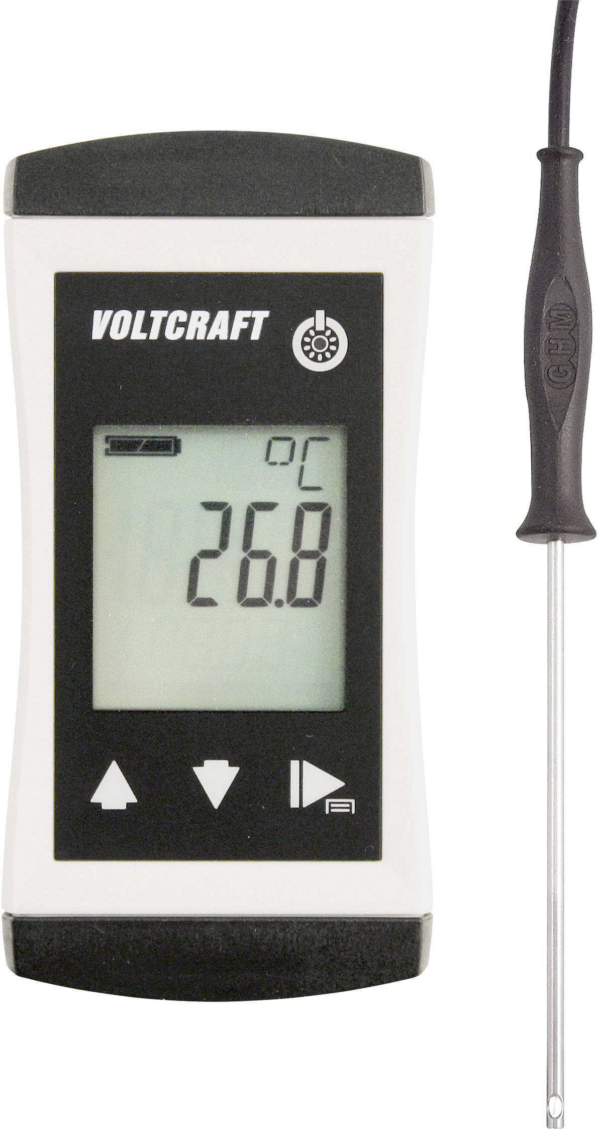 VOLTCRAFT PTM 100 + TPT-208 Hőmérséklet mérőműszer Kalibráció (ISO) -200 - 450 °C Érzékelő típus Pt1000 IP65