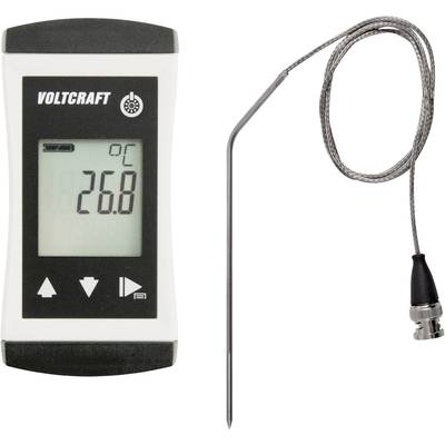 VOLTCRAFT PTM 100 + TPT-209 Hőmérséklet mérőműszer  -200 - 450 °C Érzékelő típus Pt1000 IP65
