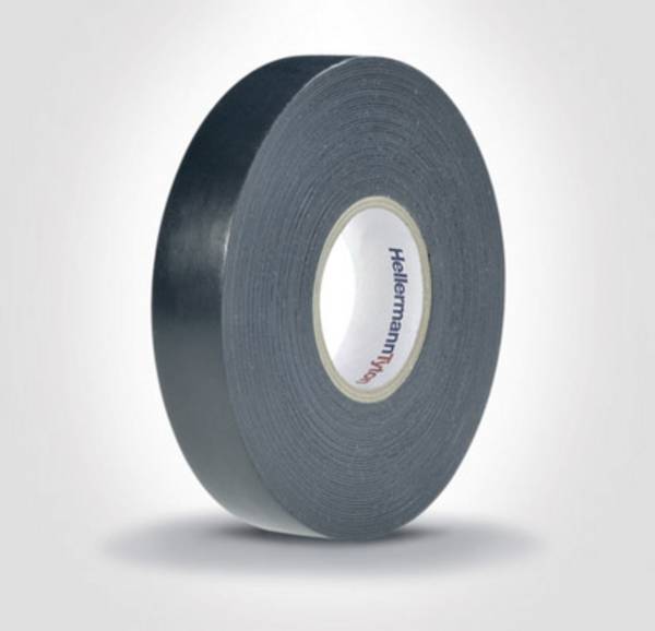 HellermannTyton HTAPE-POWER820-EPR-BK (9.1) 711-10402 Ragasztószalag   (H x Sz) 9.1 m x 19 mm 1 db