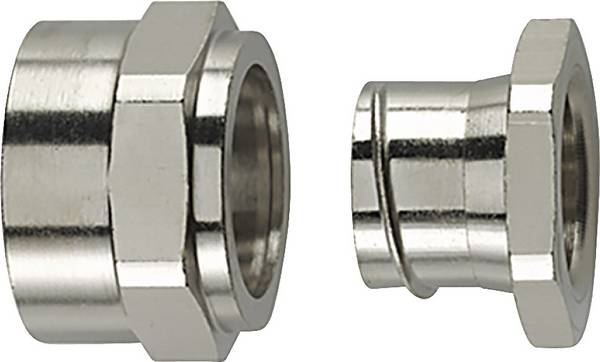 HellermannTyton 166-34006 PCSB50-PC-NPB-ML Tömlő tömszelence Fémes     Egyenes 1 db