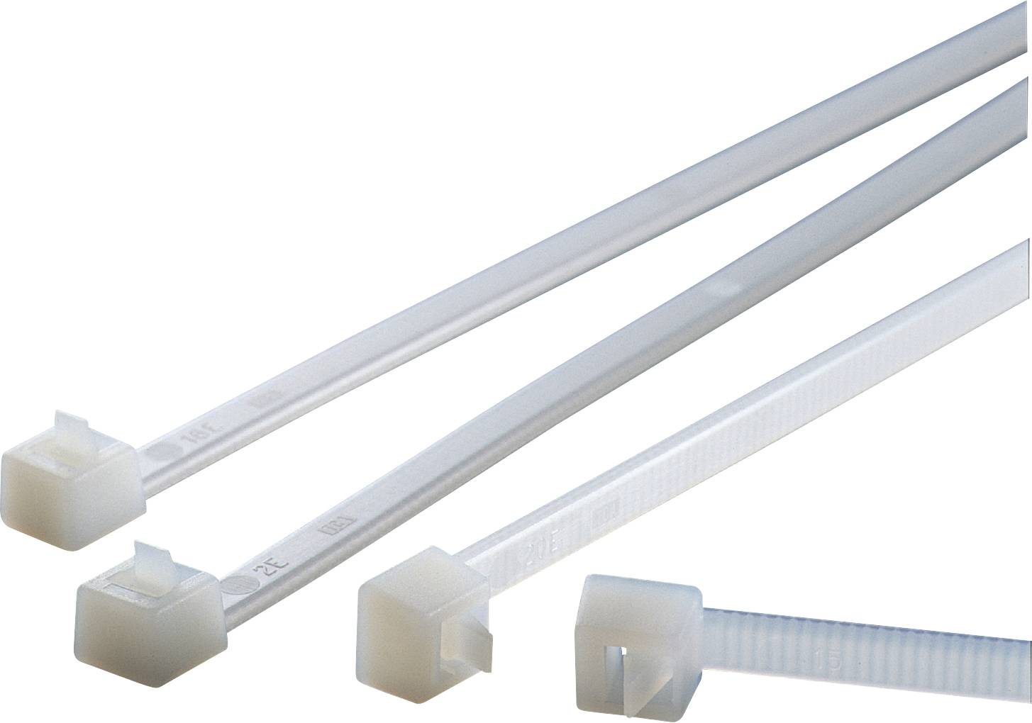 HellermannTyton 115-02000 RELK2M-PA66-BK Kábelkötöző Fekete 100 db