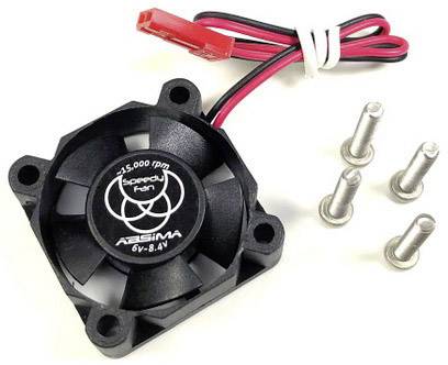 Absima Ventilátor hűtőtesthez 30 mm Alkalmas modell motor: 540-es elektromotor, 550-es elektromotor Fekete