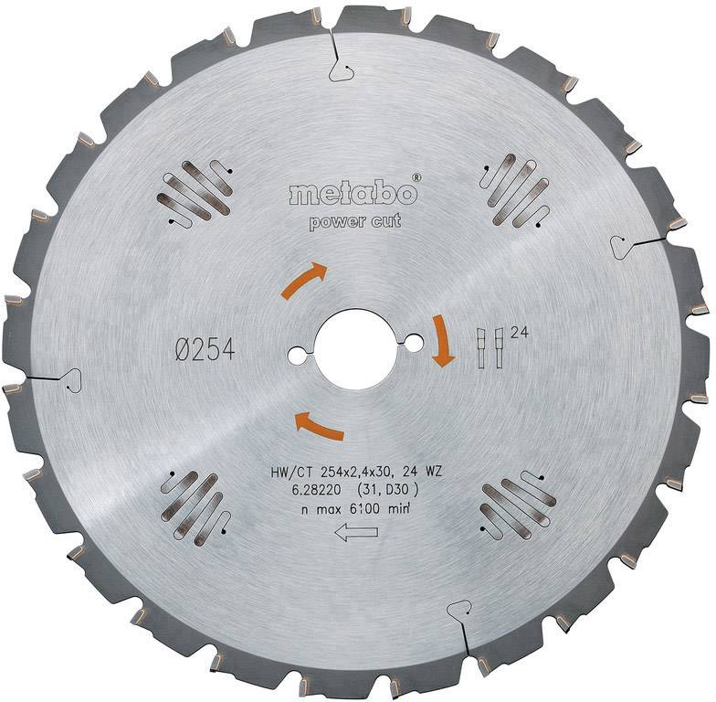 Metabo 628002000 Körfűrészlap 160 mm 1 db